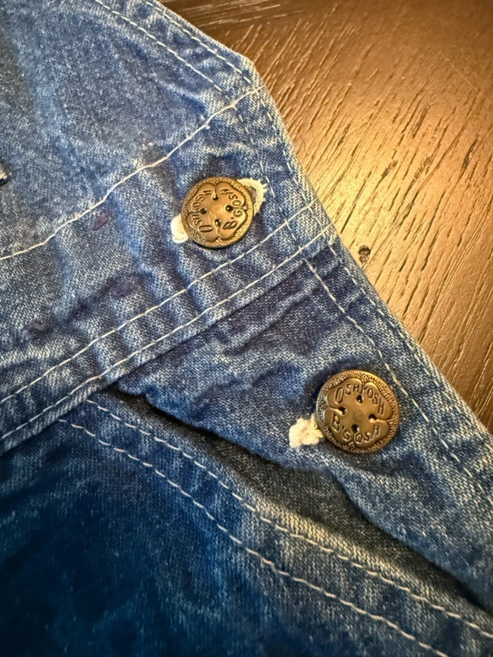 Vintage Oshkosh overall denim jumper dress 3 or 4T?